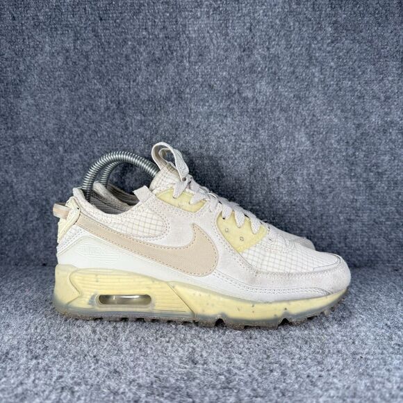 Nike Air Max 90 Terrascape Womens 6.5 Shoes Light Bone Beige Athletic Sneakers - Picture 1 of 14